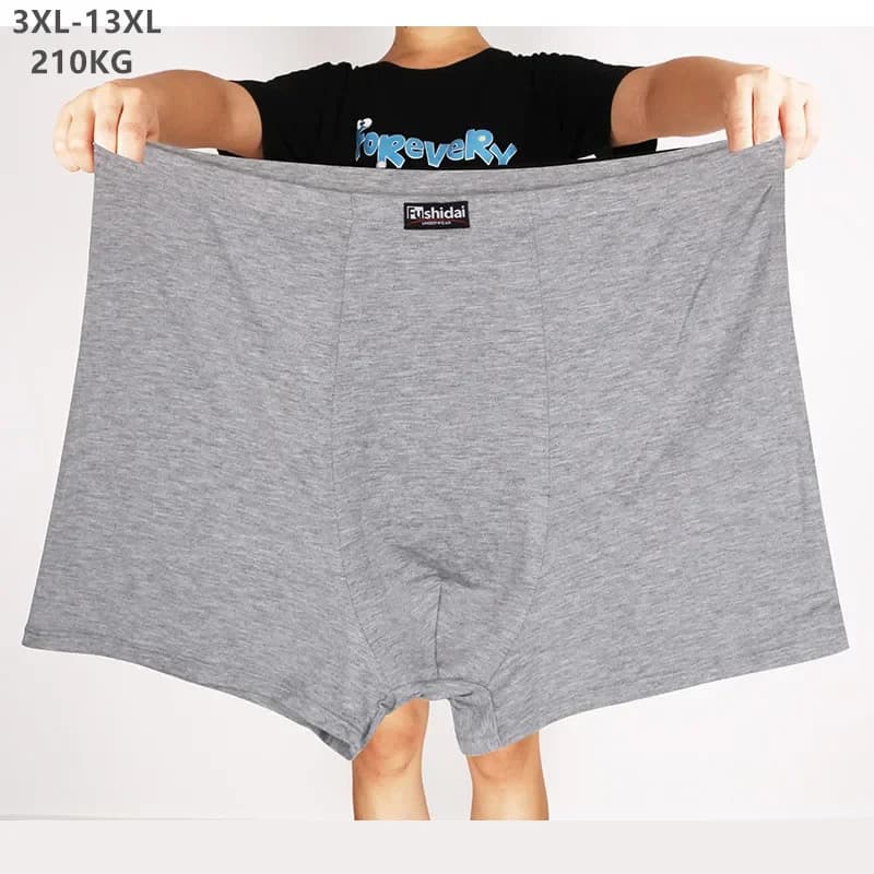 Boxer intimo uomo modale Plus Size 5XL 6XL 8XL 9XL 10XL 13XL mutandine maschili nero rosso mutande larghe Hombre boxer grandi horts