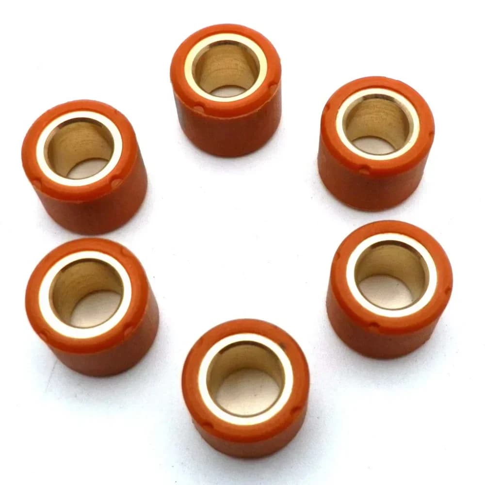 6 pz/lotto Moto Scooter Prestazioni Variatore Pesi A Rulli 15x12mm per JOG50 JOG90 YAMAHA 15x12 3g-13g