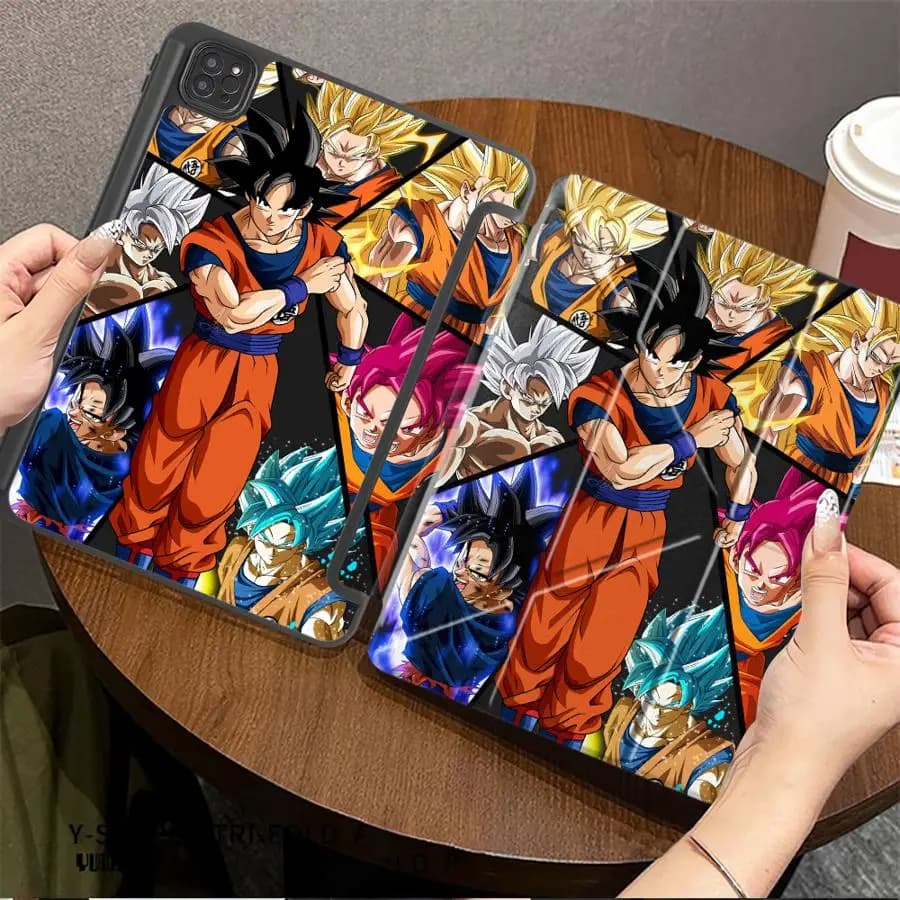 Custodia Protettiva per Tablet iPad Air 4 5 M3 M2 1 2 M4 11 pollici Pro 2025 Mini 6 7 Pro 11a 10a 9a 8a 7a 12.9 pollici Dragon Ball