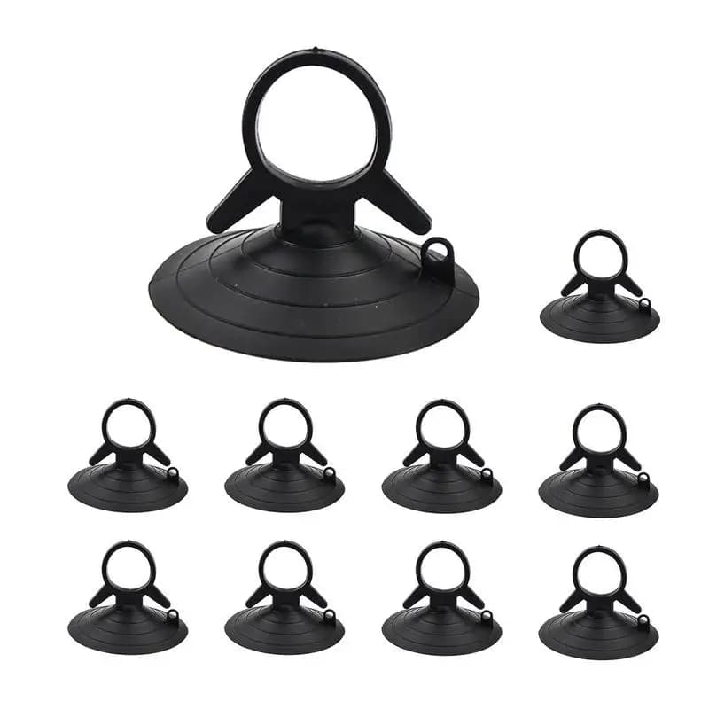 10 pezzi ventose ventose per parasole per auto ventose in plastica di gomma trasparente resistenti gancio a ventosa in PVC 45mm