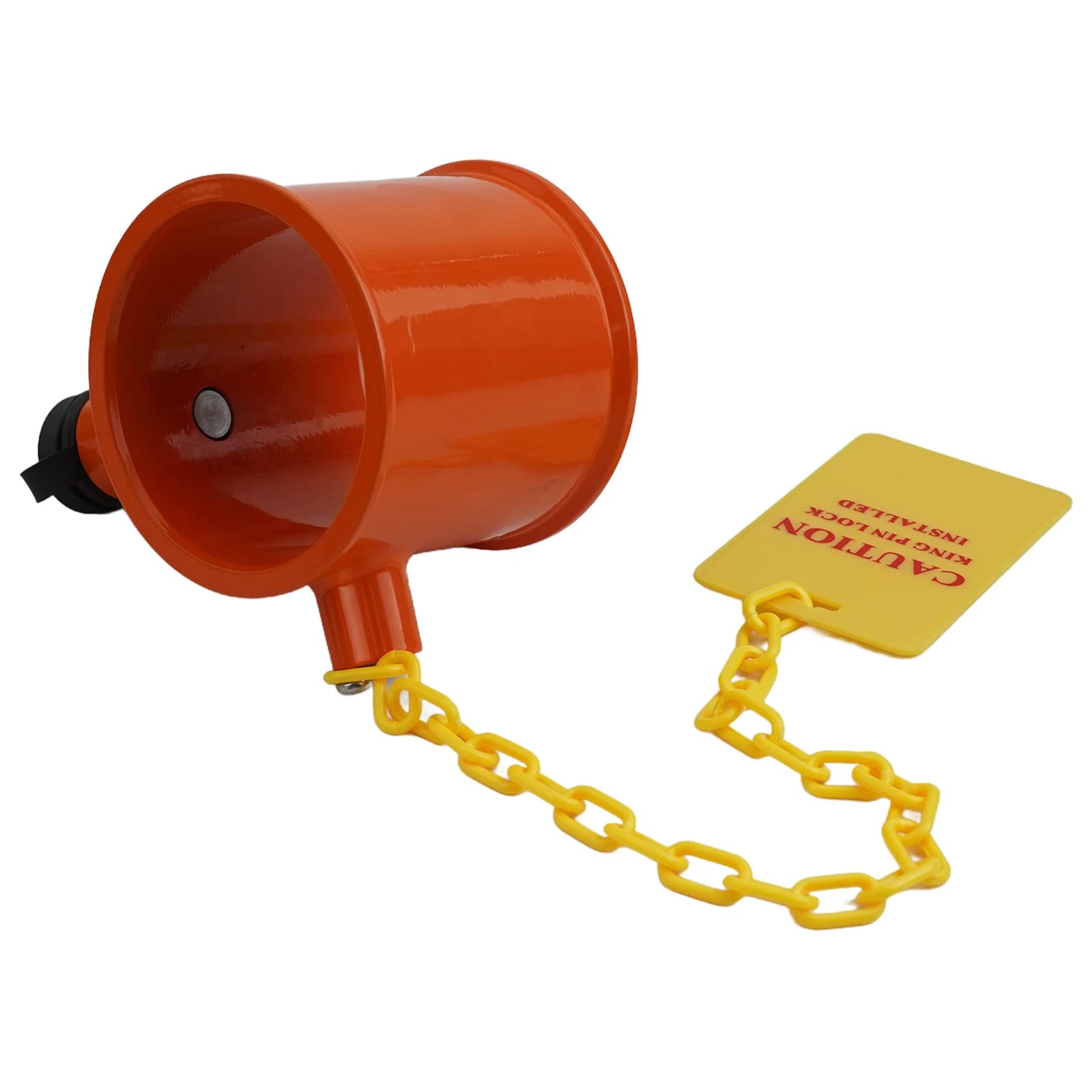 Per camper e rimorchi RV Truck Lock Antifurto Blocco rimorchio Prevenzione antifurto 8,1 * 12,5 * 11,2 cm Etichetta catena da 12 pollici