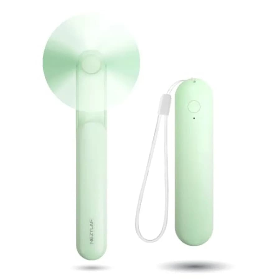 Portable Mini Handheld Fan, Small Rechargeable Personal Fan with Pocket Power Bank Design for Travel/Women Gifts/Disney World A