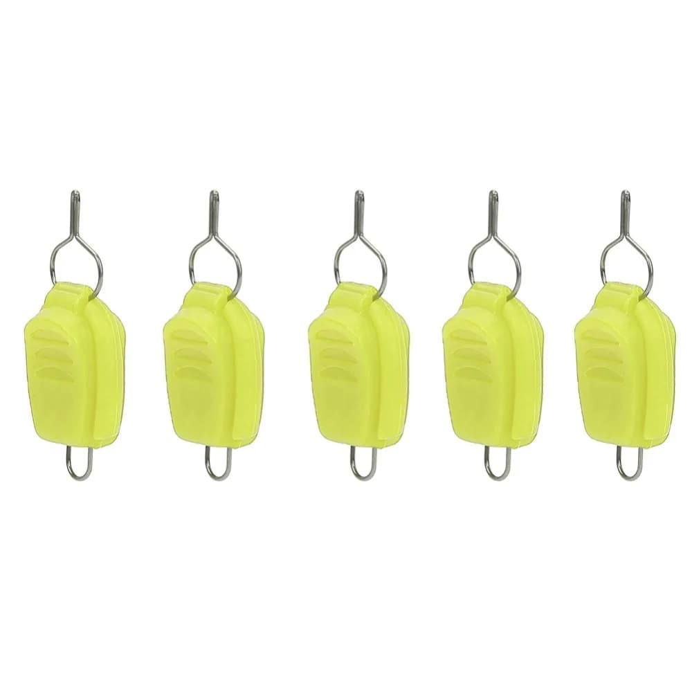 20 Pezzi Clip Porta Lenza da Pesca Portatili in ABS Leggeri 3.3*1.4cm Fermacavo per Lenza Accessori da Pesca