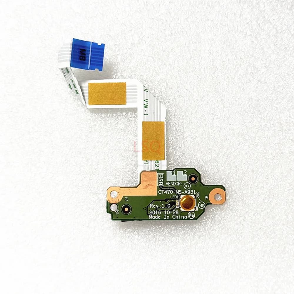 PER LENOVO T470 A475 BOTON W CAVO 00UR510 NS-A931 100% OK
