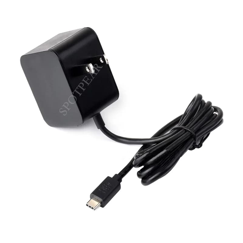 Raspberry Pi 5 Official Original 5V5A PD Power Black 27W Type-C USB Power Supply for Pi5