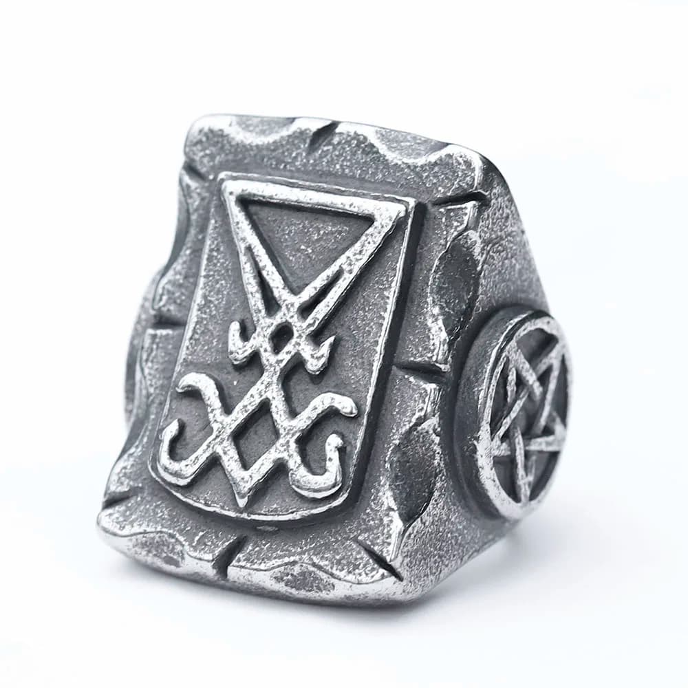 2024 New Gothic Retro Men Skull Ring anelli in acciaio inossidabile 316L per uomo Party Punk Biker Jewelry Boyfriend Gifts Bijoux maschile