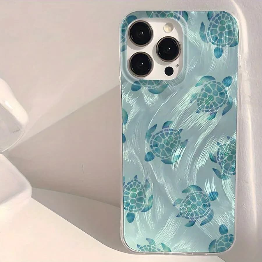 Cute And Stylish Turtle Phone Case For Samsung Galaxy S26 S25 S24 S23 S22 S21 Ultra Plus A57 A56 A55 A54 A34 A36 A15 Laser Cover