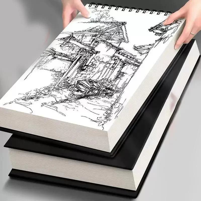 30 Sheets 8K 16K A4 A5 A6 Top Spiral Bound Acid-Free Sketch Book Pad Art Drawing Painting Paper For Artists Students