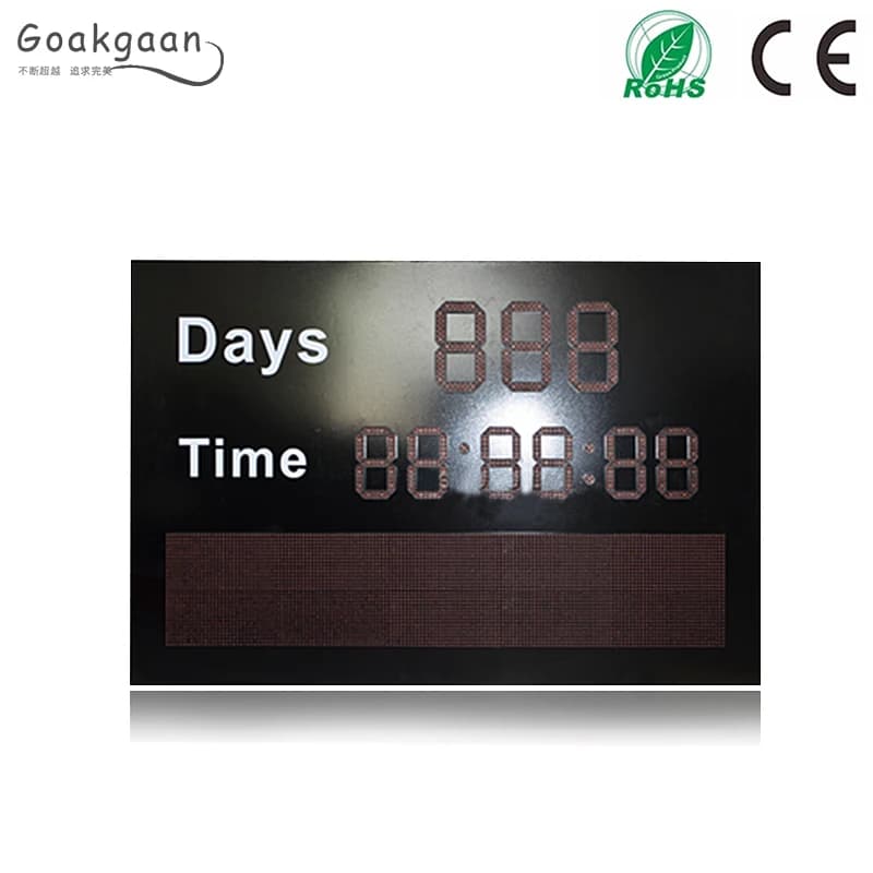 10 Inch LED Outdoor Digital Screen Oil Price Display Countdown Timer for Business Use