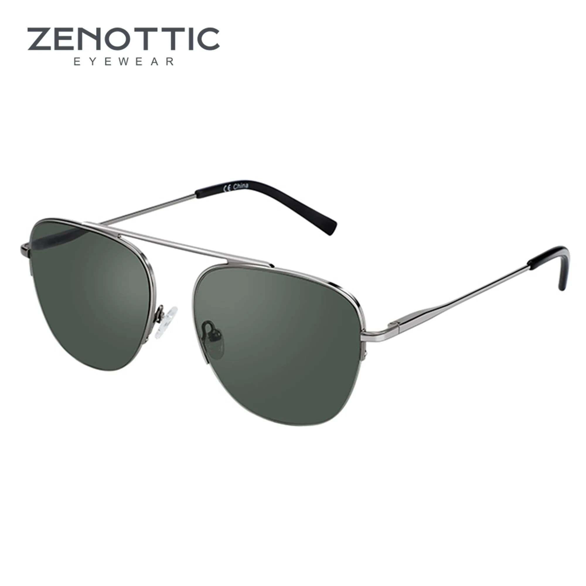 ZENOTTIC Fashion Pilot Sunglasses with UV400 protection for men Fashionable retro sunglasses for women