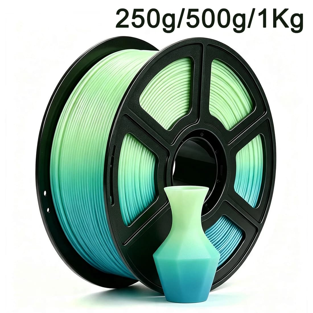 250g 500g 1Kg 3D Printer Filament pla Temperature Turns Blue to yellow 1.75mm PLA 3D Printer Material Temperature Blue to yellow