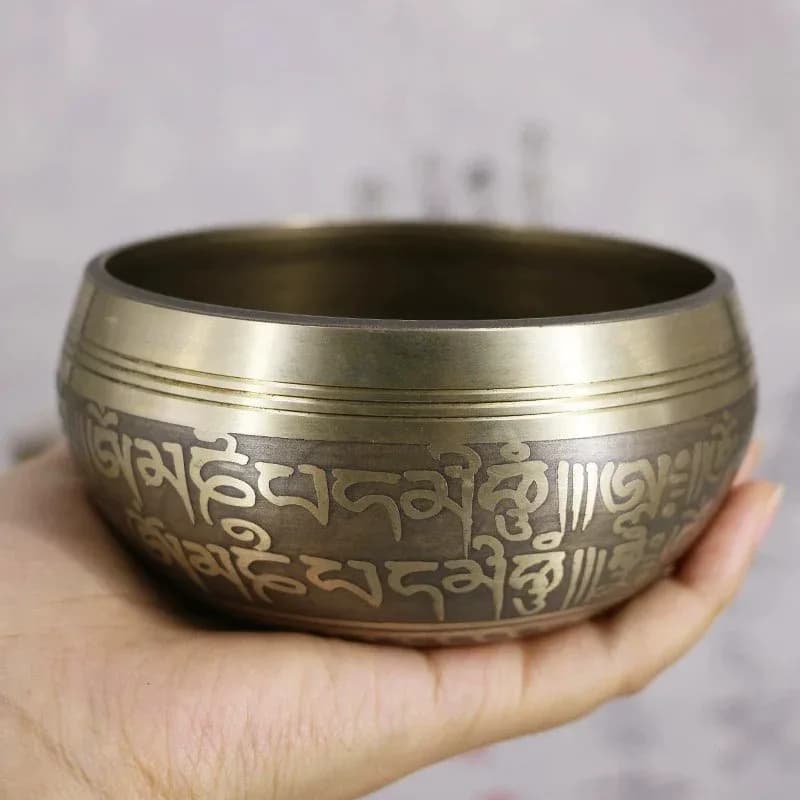 95.cm/11cm/14.5cmTibetan Bowl Singing Bowl Decorative-wall-dishes Home Decoration Decorative Wall Dishes Tibetan Singing Bowl