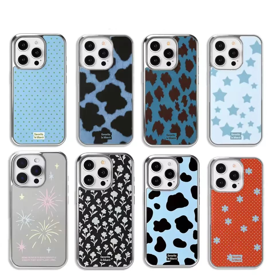 Custodia per telefono coreana di lusso con stampa leopardata a fiori di latte e colla a goccia per Samsung Galaxy S23 FE S24 PLUS S25 ULTRA S26 EDGE