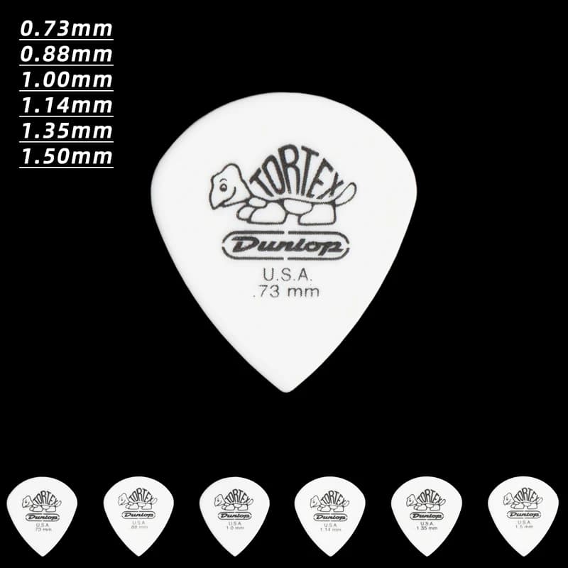 Scegli Dunlop. 478R JAZZ 3 Plettri per chitarra acustica/elettrica da gioco rapido satinati. Spessore: 0,73/0,88/1,00/1,14/1,35/1,50 mm.