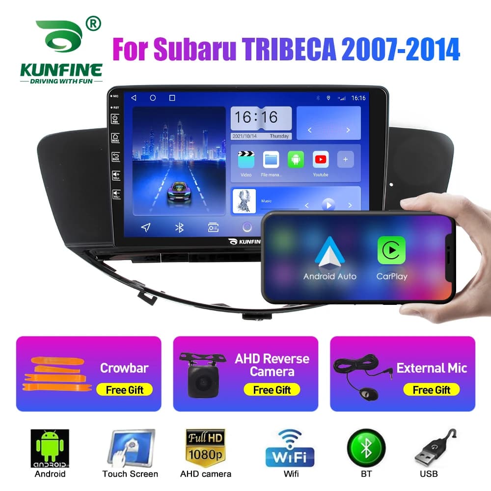 Autoradio per Subaru TRIBECA 07-14 2Din Android Octa Core Car Stereo DVD lettore di navigazione GPS Multimedia Android Auto Carplay