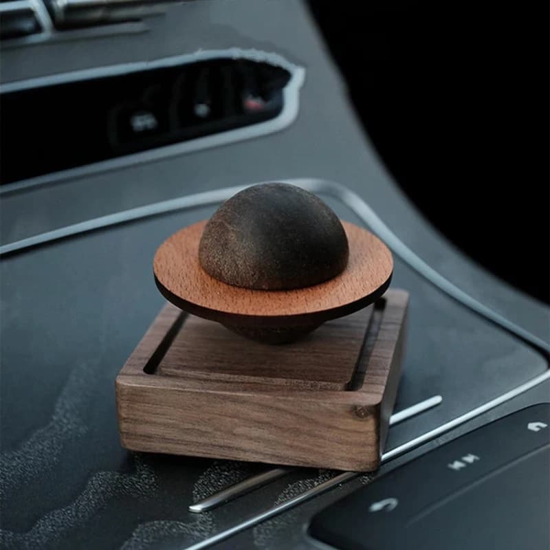Jupiter Shape Wooden Scent Diffuser No Oil Needed Fresh Air Decor For Dorm Room Friend Gift 1Pc