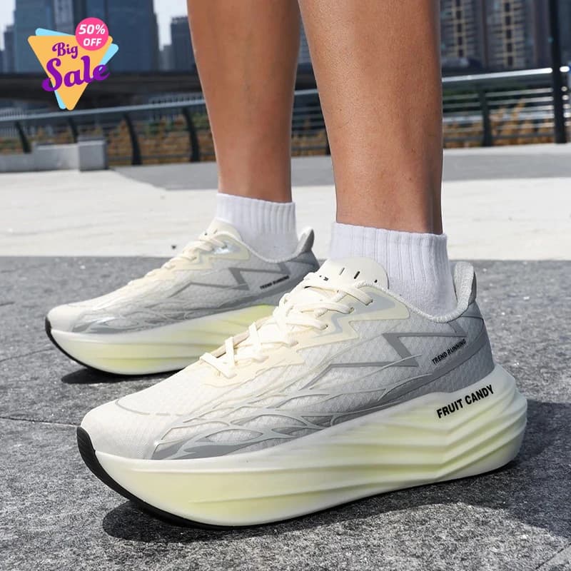 Scarpe da corsa ammortizzanti da uomo 2026: leggere, traspiranti, comode, con suola spessa, elastiche e antiscivolo