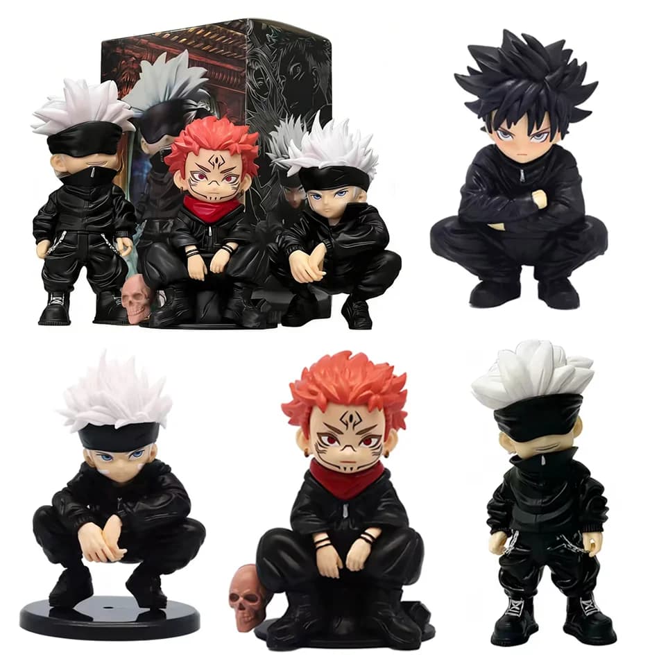 Anime Figura Jujutsu Kaisen 4 Stile Satoru Gojo Action Figure Il Signore della Maledizione Sukuna Figurine Collezione Modello Bambola Giocattoli Regali