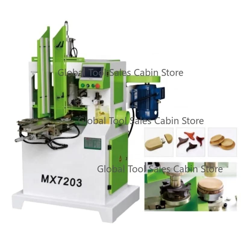 Lavorazione del legno Articoli in legno Coperchi Scarpe Pettine per capelli Mop Manico per coltello Spazzola Creazione Copia Shaper Fresatura Taglio Macchina per modellare