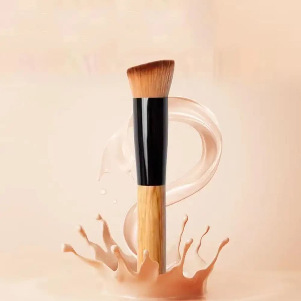 Portable Corner Makeup Brushes, Soft Plate Brush for Background, Multifunctional Professional Makeup Tool