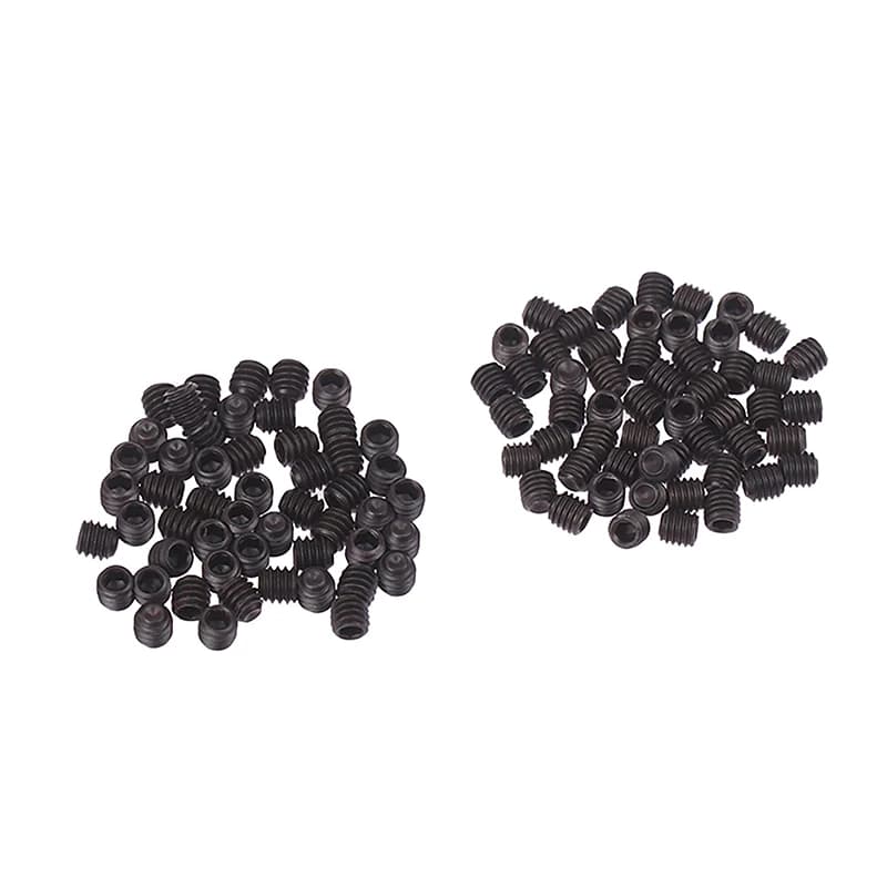 Hot Sale 50PCS Hexagon Socket Head Cap Screw 1.5mm 1.6mm Needle Screws Three Threads Overlock Sewing Machine