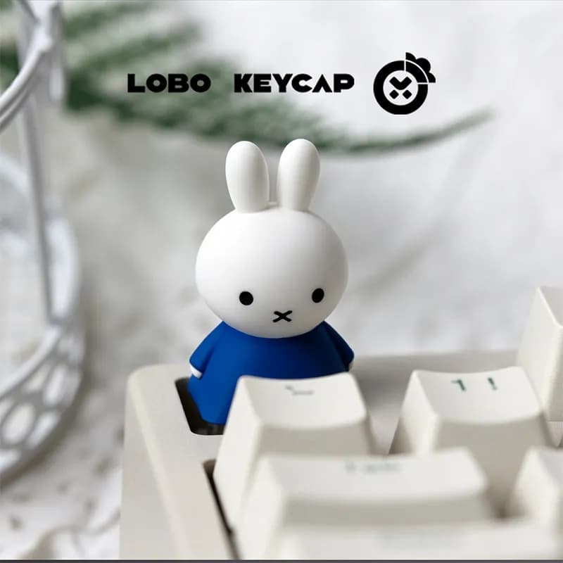 Disponibile: Keycap ESC Personalizzato in Resina a Forma di Coniglietto Miffy, Decorativo per Tastiera Meccanica da Gaming, Regalo per Giocatori