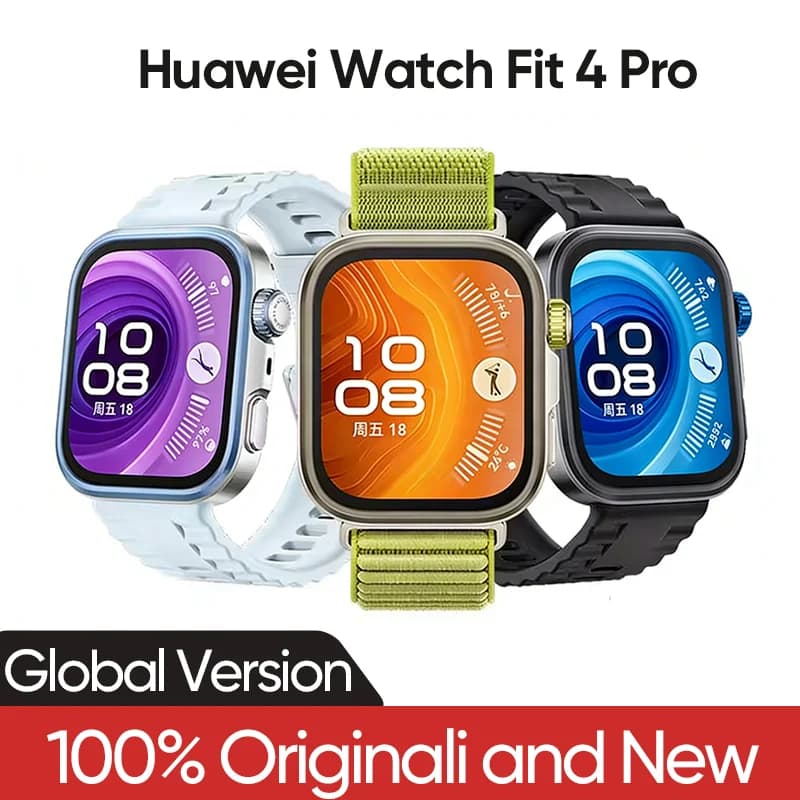Nuovo HUAWEI Watch Fit 4 Pro 2025, Smartwatch con Display AMOLED da 1,82 Pollici, Vetro Zaffiro, ECG, Compatibile con iOS e Android, Supporto NFC