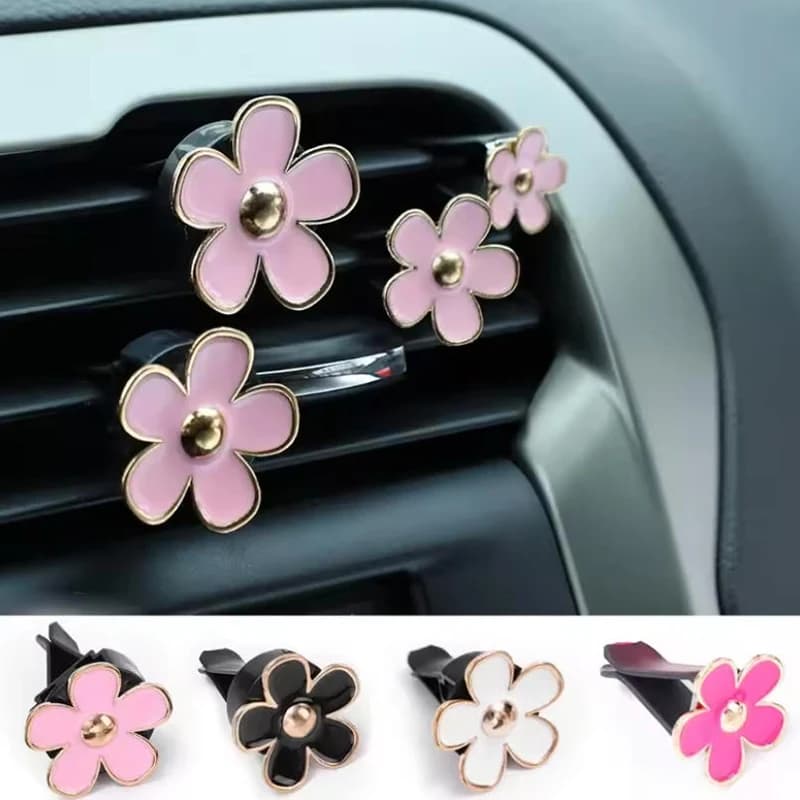 Set di 1 Clip Profumatore per Bocchette d'Aria Auto, Diffusore di Aromi Creativo e Carino per Interni Auto, Decorazione Femminile