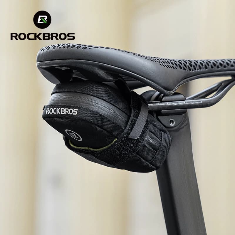 ROCKBROS Bicycle Saddle Bag 0.35L Mini Storage Portable Tail Bag MTB Road Bike Tool kit Repair Bag Riding Equipment Accessories