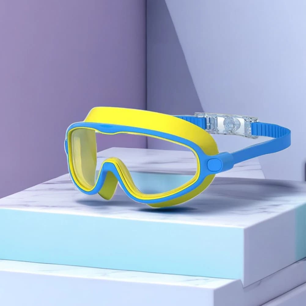 Swimming glasses for children Pool glasses without leakage with ear plugs and nose clips for children from 4 to 15 years old