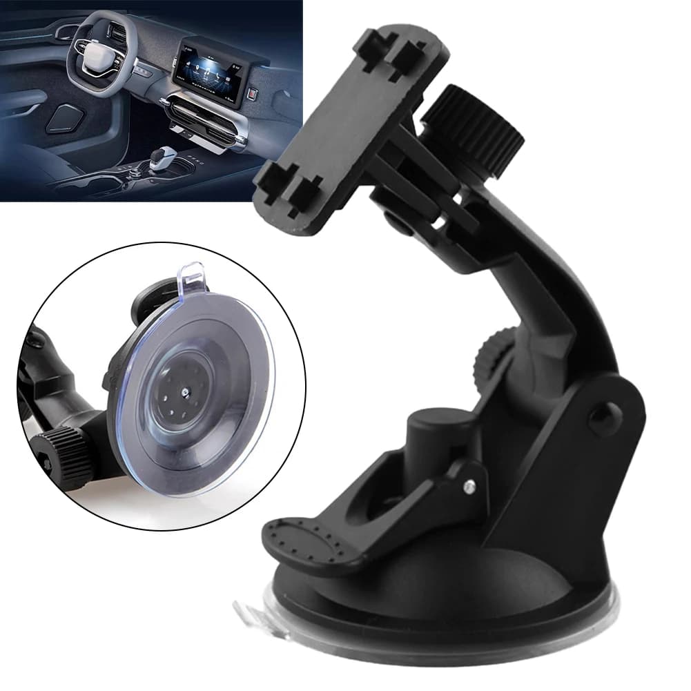 Vehicle-mounted GPS Stand Car Vehicle Adjustable Windshield Suction Cup Mount Holder Dash Cam Bracket Car Accessories