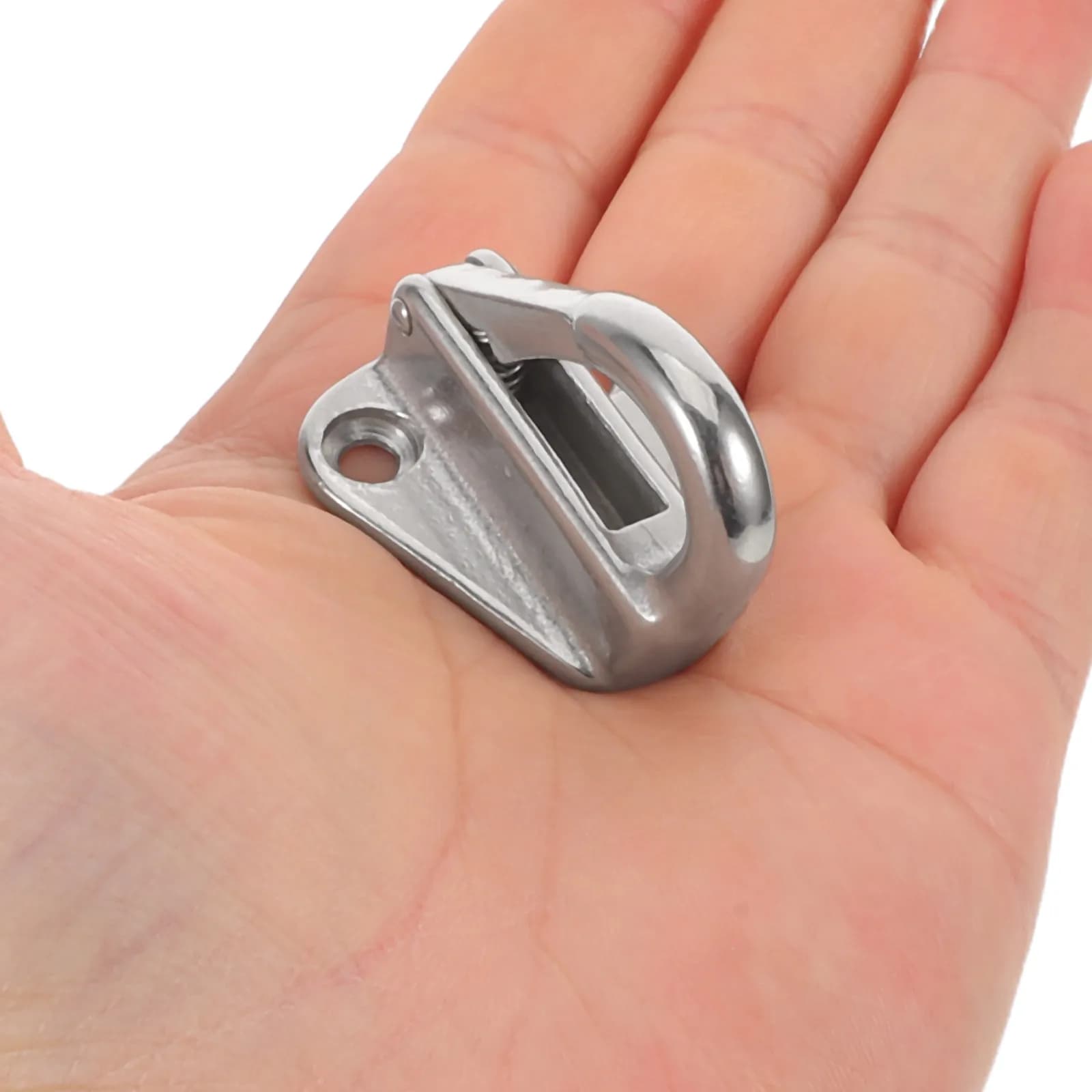4Pcs Marine Boat Hooks Stainless Steel Spring Snap Heavy Duty Hangers for Yacht Sailboat Coat Rope Fending Board Holder Marine