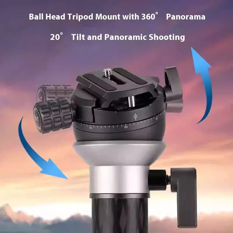 MSD36C/MSD46C/MSDPL46C, Single Lever Telescopic Tripod for Photography with SLR Camera