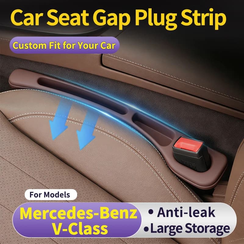 Car gap filler strip for Mercedes-Benz V-Class Anti-leakage anti-drop gap seal strip, space-saving car storage gadget, 2pcs