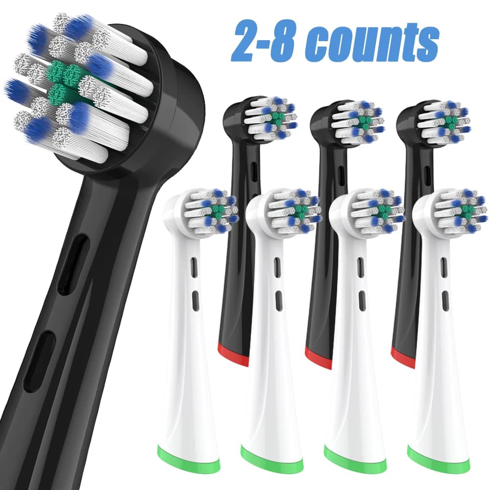 NUOVE Testine di Ricambio Professionali per Spazzolino Elettrico Oral B iO, Compatibili con le Serie IO 2/3/4/5/6/7/8/9/10