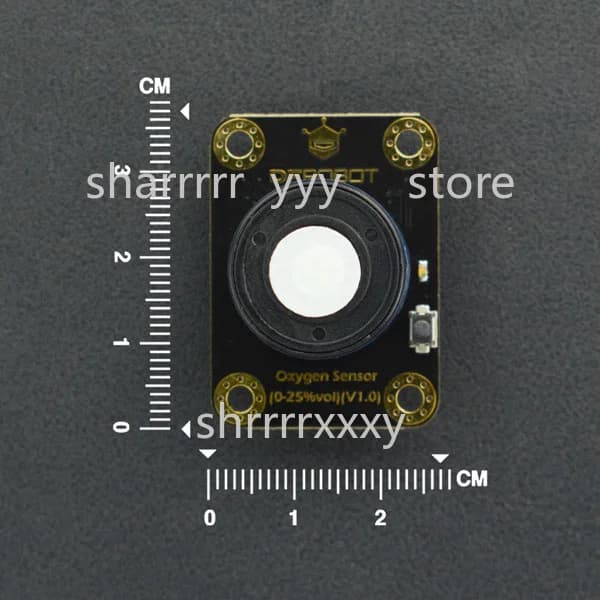 Digital I2C Oxygen Sensor Module, 0-25% Vol Measurement Range, High Accuracy O2 Gas Detector for Arduino Raspberry Pi