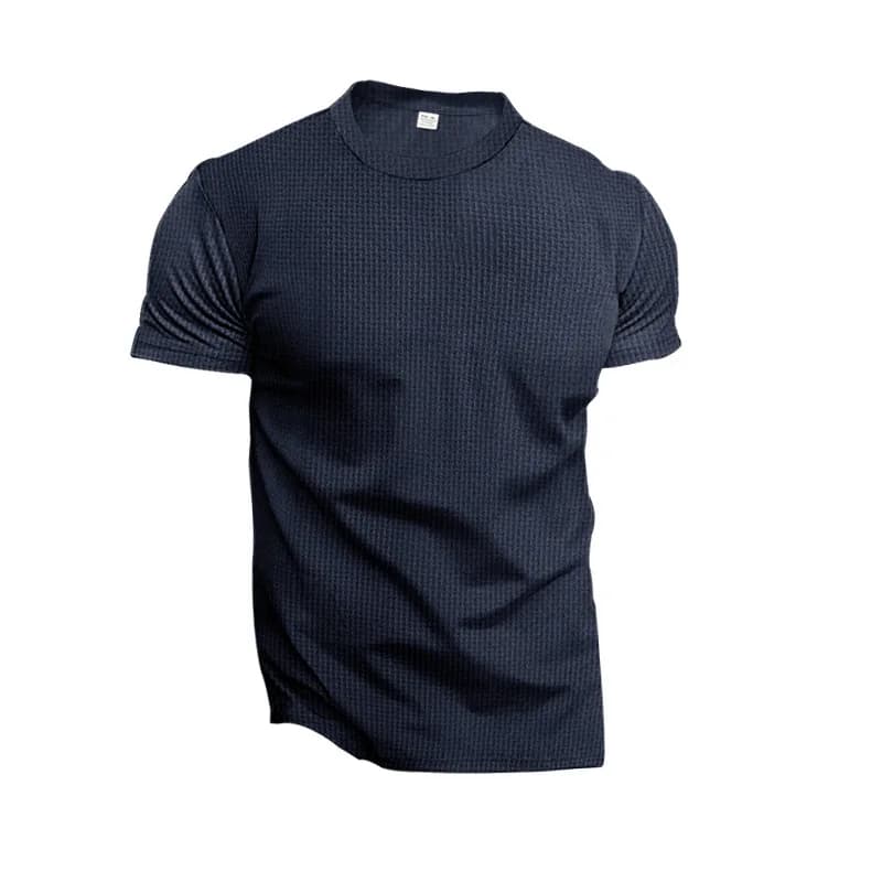 Men's New Summer Short Sleeve T-shirt Breathable Slim Top Running Sports T-shirt