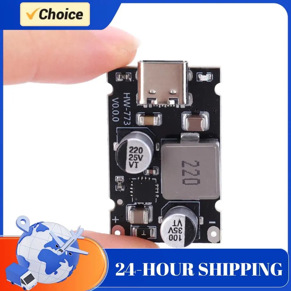 Quick Charging Module PD65W with USB Type-C interface, Supports PD3.1 QC3.0 SCP PPS, Rapid Charging Card 5V 9V 12V 20V