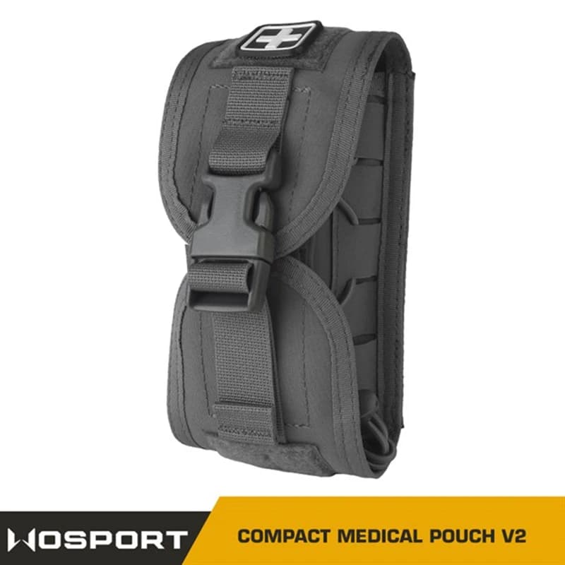 OPHIDIANTAC Kit di Pronto Soccorso MOLLE V2, Borsa Medica Compatta per Accesso Rapido, Accessori per la Caccia