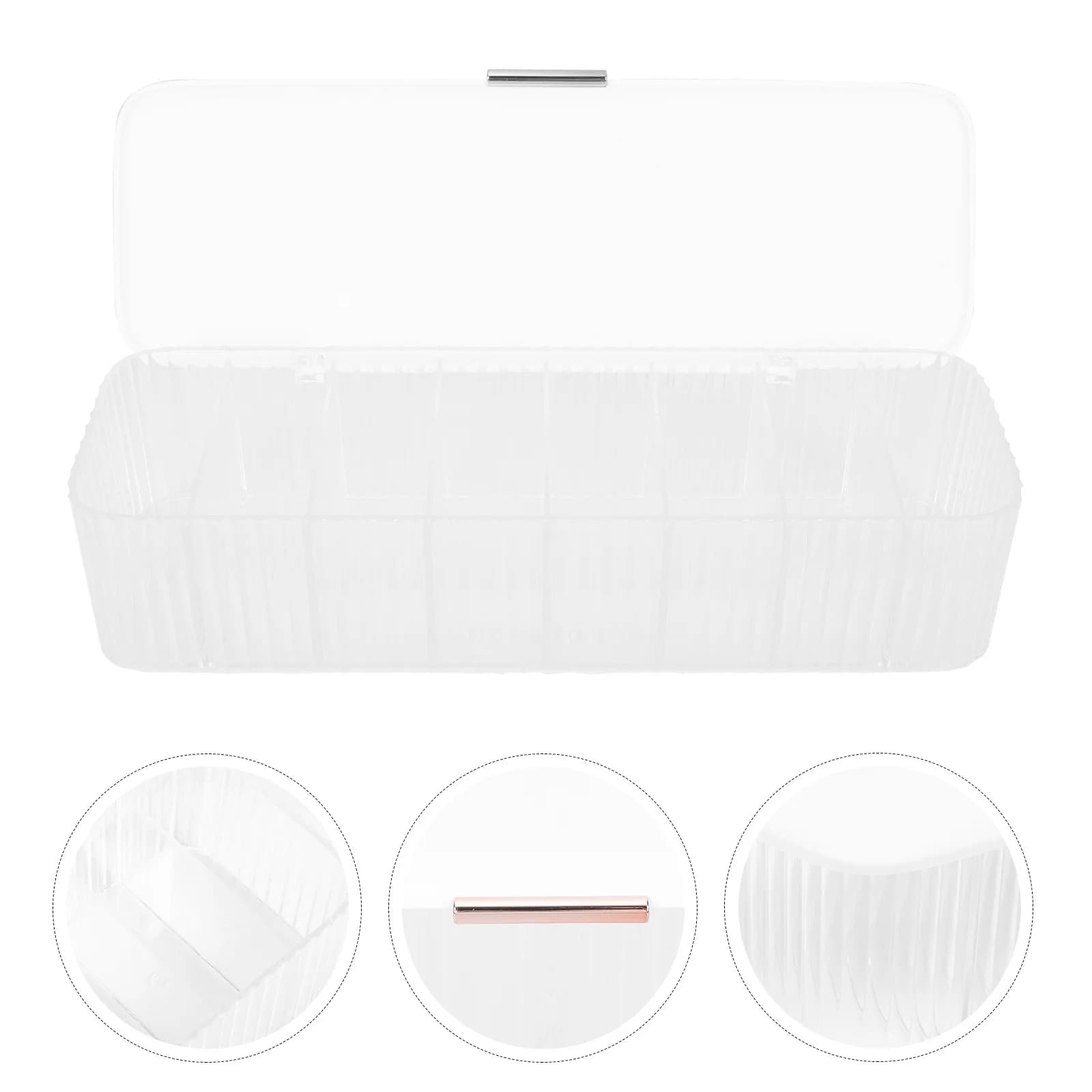 Scatola Organizzatrice per Cavi in Plastica, Contenitore Compatto per Cavi Dati e di Ricarica, Soluzione per la Gestione dei Cavi su Scrivania e in Casa