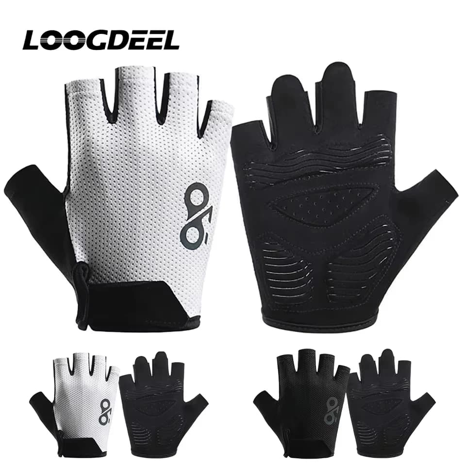 LOOGDEEL Hand-Free Cycling Gloves, Gym Sports Gloves, Mid-Size Gloves, Anti-slip and Anti-shocket, Activities, For Men and Women