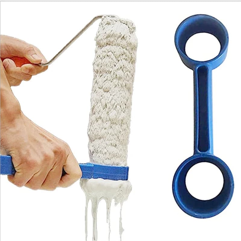 1 Pezzo Pulitore per Rulli di Pittura Potenziato, Pulitore a Spazzola Rotante per Rulli, Facile Pulizia Profonda per Manicotti di Pittura, Fai da Te Domestico