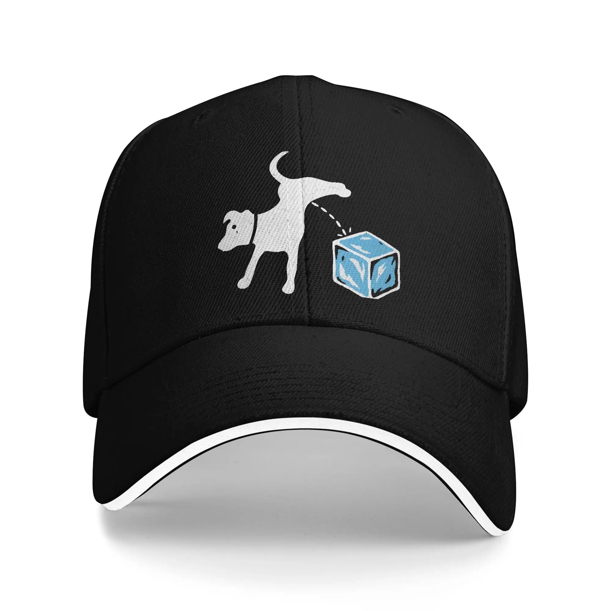 Cappellino da Baseball Estivo Anti-ghiaccio per Cani, Cappello da Sole Classico da Tennis e Skate, Berretto da Camionista Regolabile per Uomo e Donna
