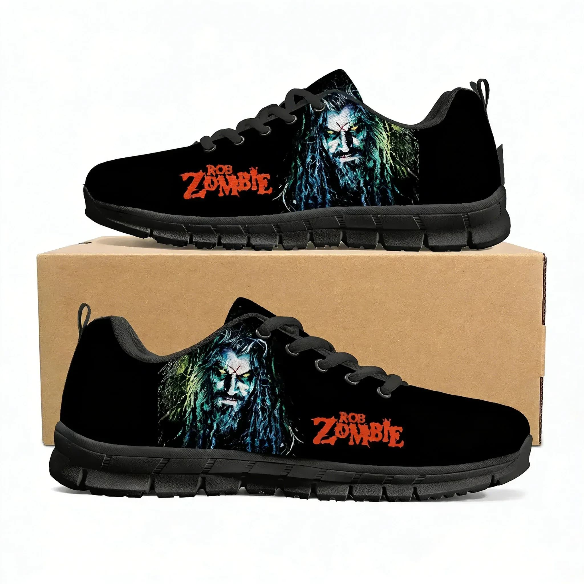 Rock Singer Rob Zombie Sports Shoes Mens Womens Sneakers Casual Custom Shoes High Quality Couple Shoes
