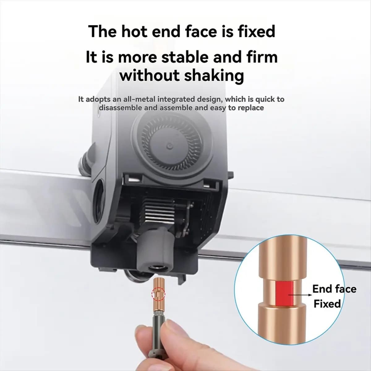 2-piece for 3 Max Tempered Steel Replaceable Nozzle for 3D Combo 3 Max Printer Parts [Life Diary]