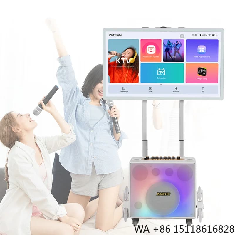 Professional Karaoke Machine with Androids system and easy to download apps