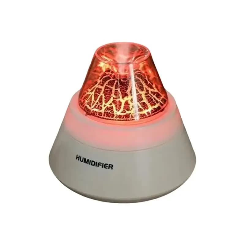 A83X-Diffusore di Aromi Vulcanici con Luce LED Effetto Fiamma, Umidificatore a Ultrasuoni, Diffusore di Fragranze, Regalo per Oli Essenziali