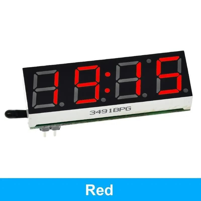 Modifica orologio per auto Chip RX8025T Orologio digitale Modulo tensione temperatura Tempo / voltmetro fai-da-te