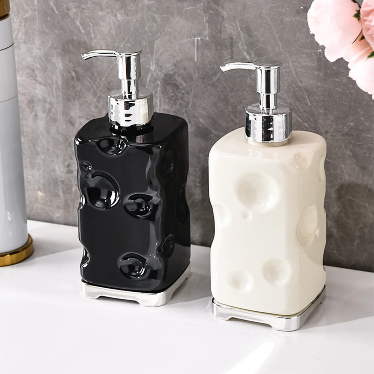 Soap Dispenser For Liquid Bathroom Empty Refill Subbottle Detergent Kitchen Press Type Hand Sanitizers Shower Gel Shampoo Bottle
