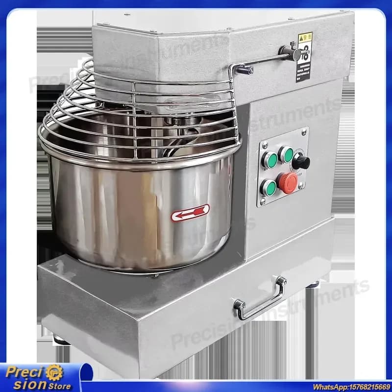 Impastatrice Planetaria Commerciale 5kg 10L, Mixer Elettrico per Alimenti a Basso Rumore, Frullatore per Farina, Latte e Impasti per Torte, per Cucina e Laboratorio